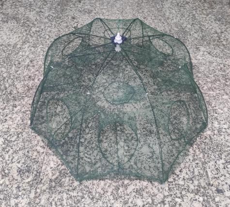 Fishing Net – 8 Side Pocket Nylon Mesh Trap Net (95 cm)