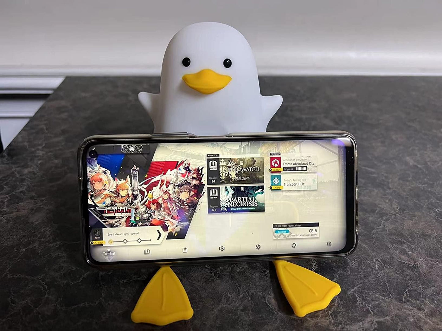 Duck Night Light Lamp – Touch Control Soft Silicone LED Lamp