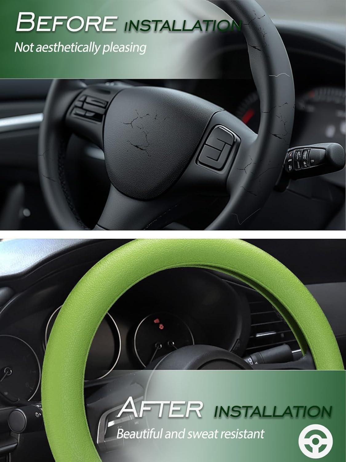 Universal Soft Silicone Steering Wheel Cover – Anti-Slip Comfort Grip for All Cars