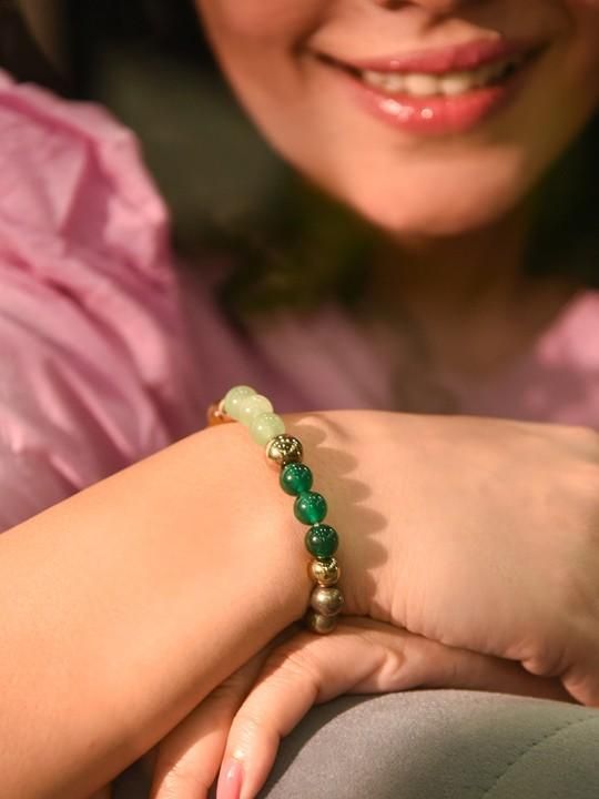 Dhan Yog Elasticated Bracelet – Prosperity & Positive Energy in Style