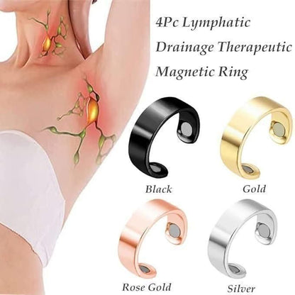 Lymphatic Drainage Therapeutic Magnetic Ring – Wellness & Style for Men & Women
