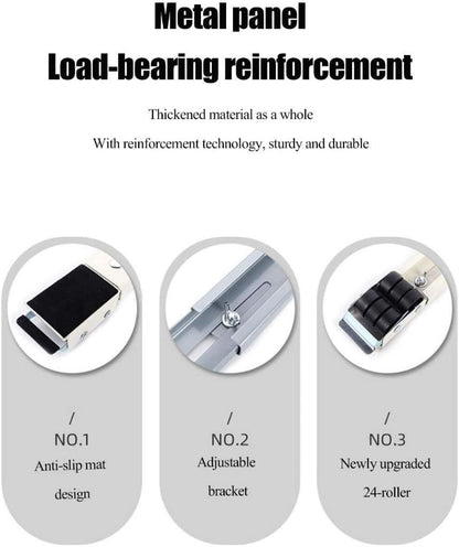Multi-Functional Adjustable Trolley Mount Rack Holders – Heavy-Duty Pair for Home & Appliances