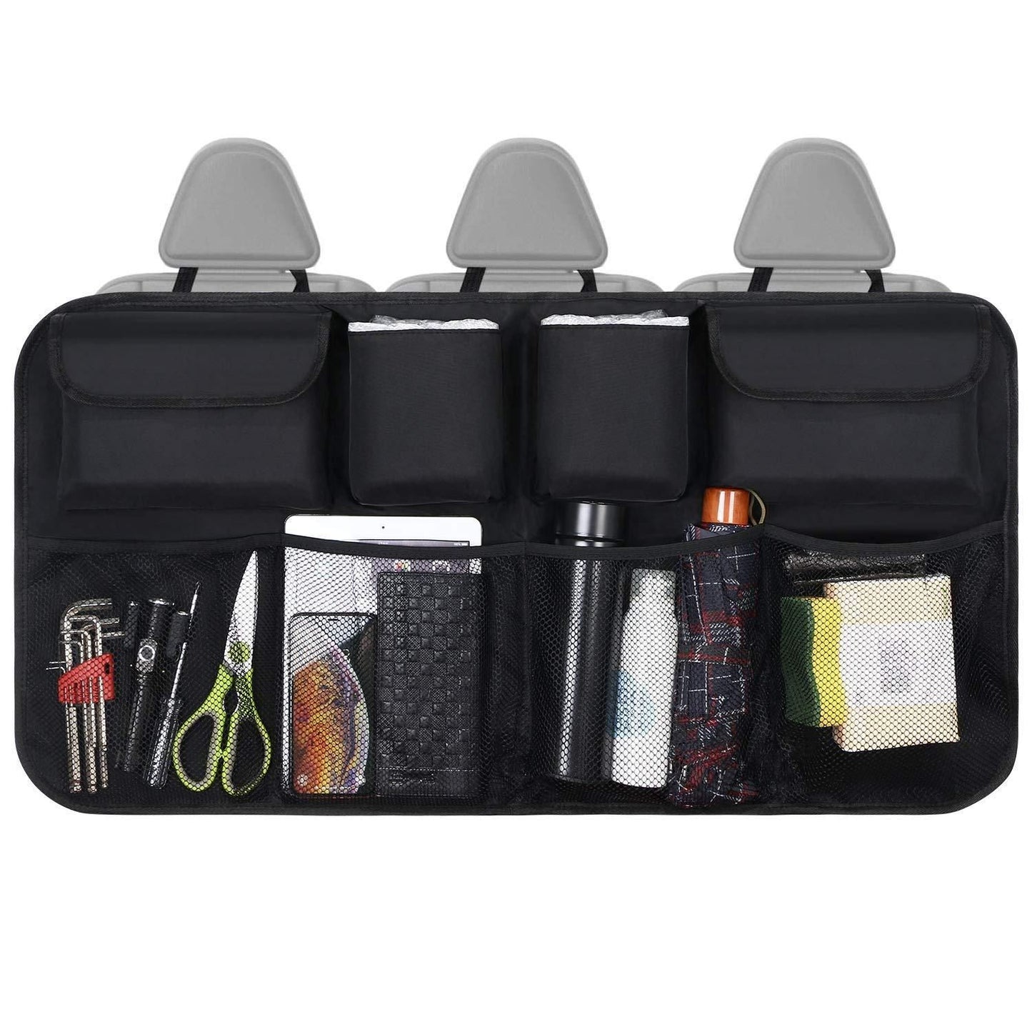 Car Back Seat Organizer – Multi-Pocket Storage for Travel & Daily Use