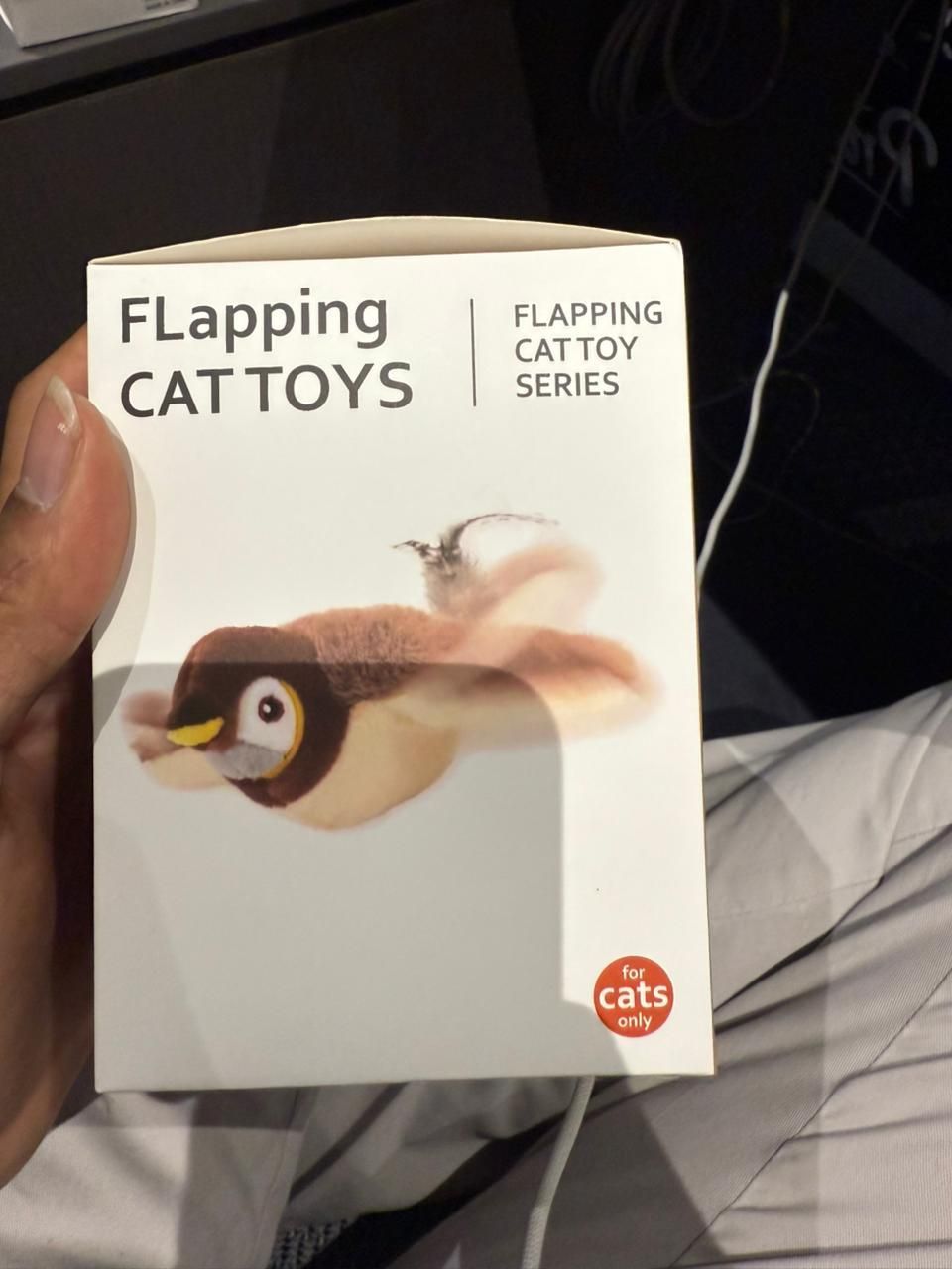 Flapping Cat Toy – Interactive Automatic Chirping Bird Toy for Cats