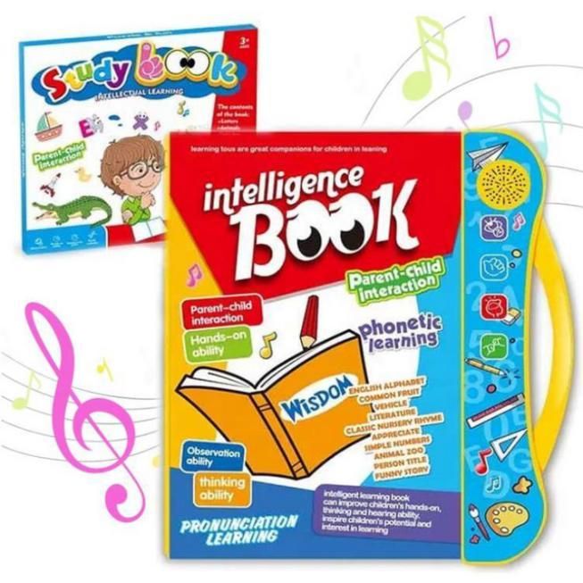 Interactive Phonetic Learning E-Book with Sound – Smart Educational Toy for Toddlers