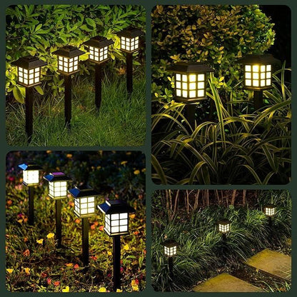 Solar Garden Yard Light (Pack of 6) – Outdoor Waterproof Solar Lights for Garden, Patio & Pathway
