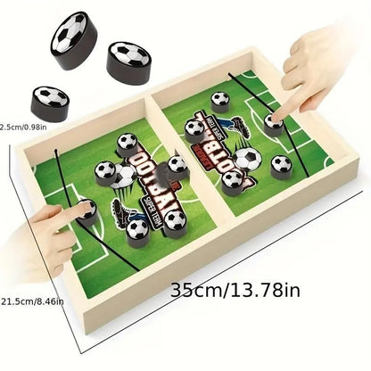Fingers Battle Catapult Basketball & Football Sling Puck Board Game – Fast Action Skill Game