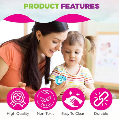 Ice Cube Stress Ball – Stainless Steel Cooling Stress Reliever for Instant Relaxation