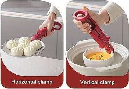 Heat-Safe Pot & Pan Gripper Tongs – Anti-Scalding Clip