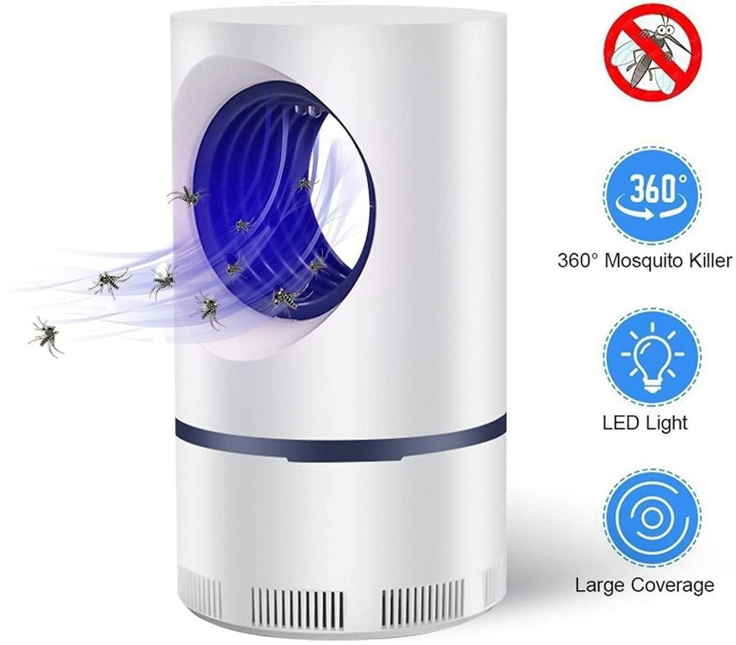 Electronic LED Mosquito Killer Machine – USB Insect Trap Lamp for Home & Office