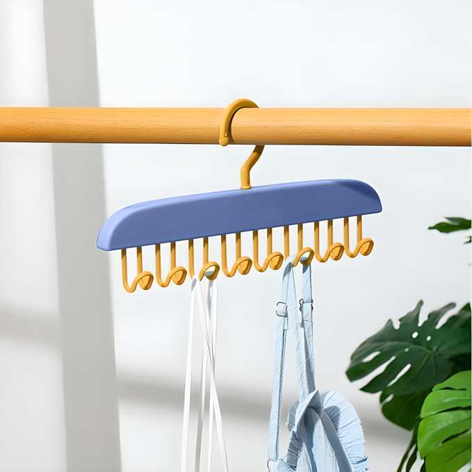Multifunctional Plastic Closet Hanger – Space-Saving Organizer for Socks, Underwear & Small Clothes