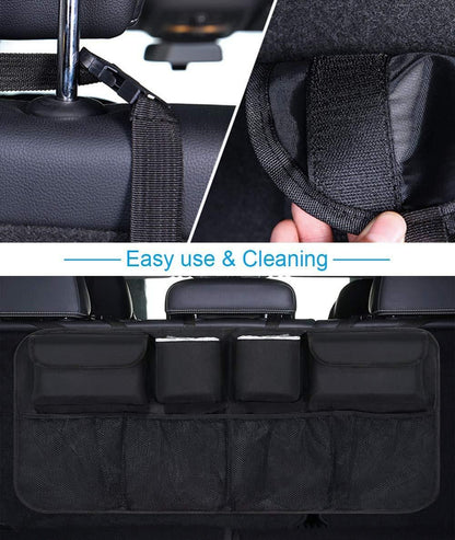 Car Back Seat Organizer – Multi-Pocket Storage for Travel & Daily Use