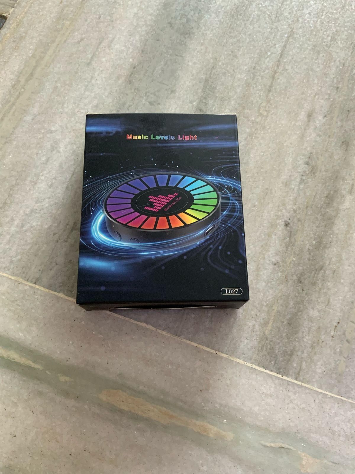 Music Levels Light – LED Sound-Control Car Ambient Light & Air Freshener