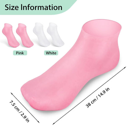 Silicone Moisturizing Aloe Socks – Deep Hydration for Dry & Cracked Feet