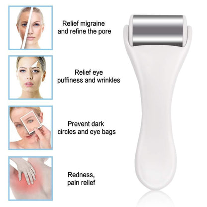 Stainless Steel Ice Roller – Face Lift & Skin Cooling Beauty Tool