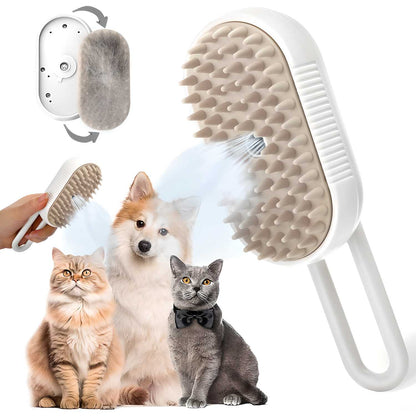 Steam Brush for Dog & Cat – Steamy Grooming Brush