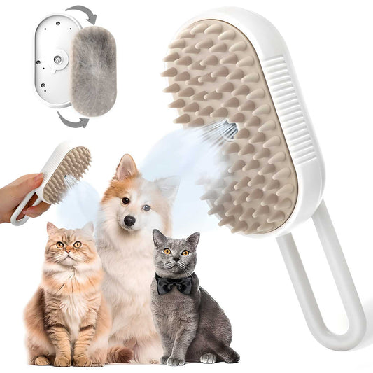 Steam Brush for Dog & Cat – Steamy Grooming Brush