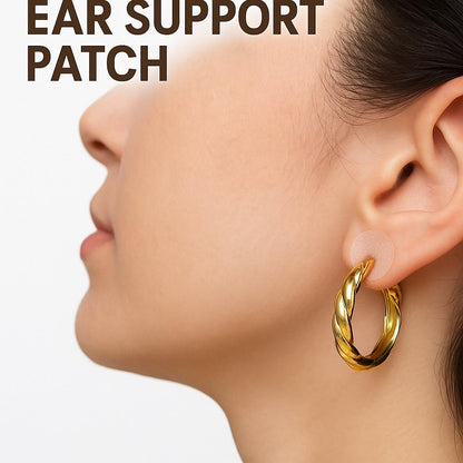 100 Pcs Premium Earlobe Support Patches – Comfort & Protection for Heavy Earrings