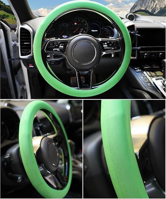 Universal Soft Silicone Steering Wheel Cover – Anti-Slip Comfort Grip for All Cars