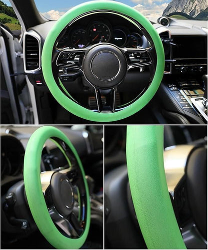 Universal Soft Silicone Steering Wheel Cover – Anti-Slip Comfort Grip for All Cars