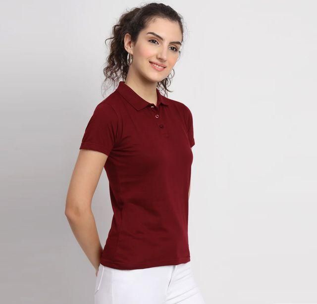Cotton Blend Polo Neck T-Shirts (Pack of 5) – Multicolor Comfort for Everyday Style