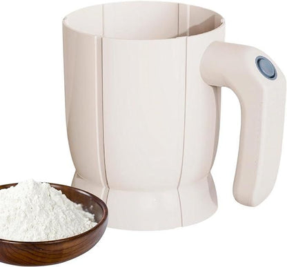 Battery Operated Electric Flour Sifter – Handheld Baking Kitchen Tool