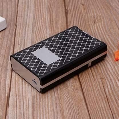 Premium Stylish 2-in-1 USB Rechargeable Cigarette Case with Built-in Lighter