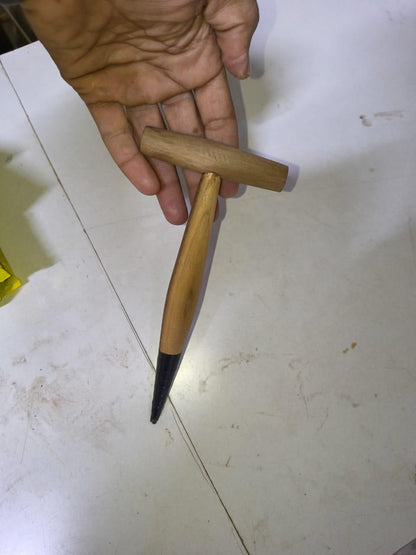 Hand Dibber for Plant – Wooden Handle Garden Planting Tool