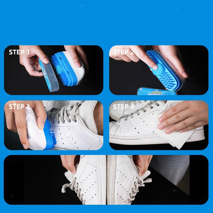 White Shoes Cleaning Premium Edge Whitening Cleaner – Instant Bright Shine & Waterless Care