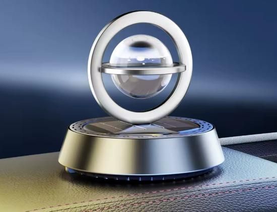 Solar Energy Rotating Car Perfume Diffuser – Aromatherapy & Interplanetary Design