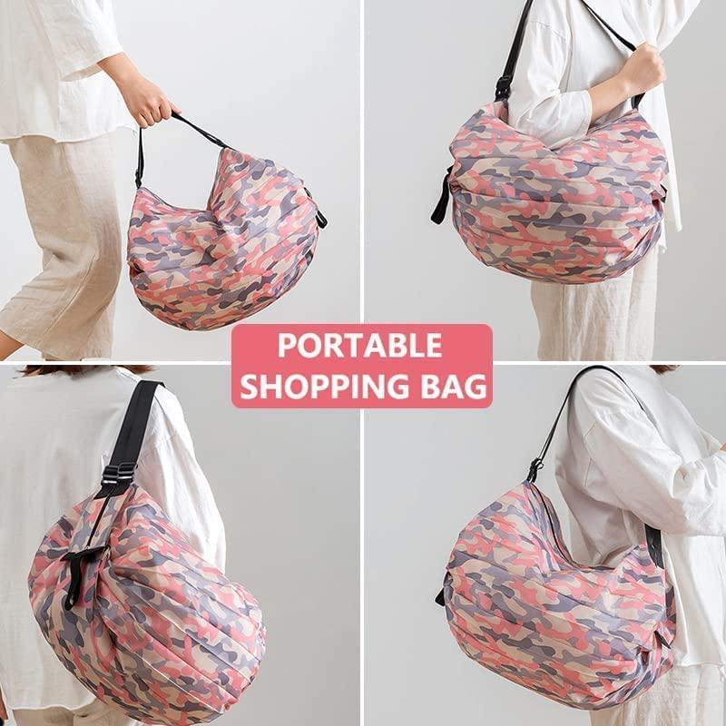 Foldable Waterproof Shopping Handbag – Travel-Friendly & Durable