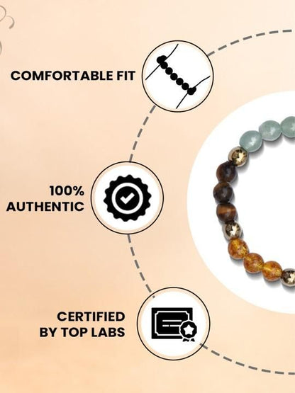 Dhan Yog Elasticated Bracelet – Prosperity & Positive Energy in Style