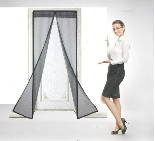 Mesh Screen Net Home Magnetic Anti Mosquito Door Curtain – Hands-Free Insect Protection for Doors
