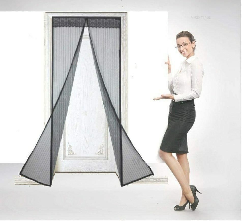 Mesh Screen Net Home Magnetic Anti Mosquito Door Curtain – Hands-Free Insect Protection for Doors