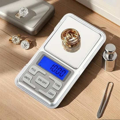 Mini Pocket Digital Weight Scale – High Precision Auto-Calibration Weighing Machine
