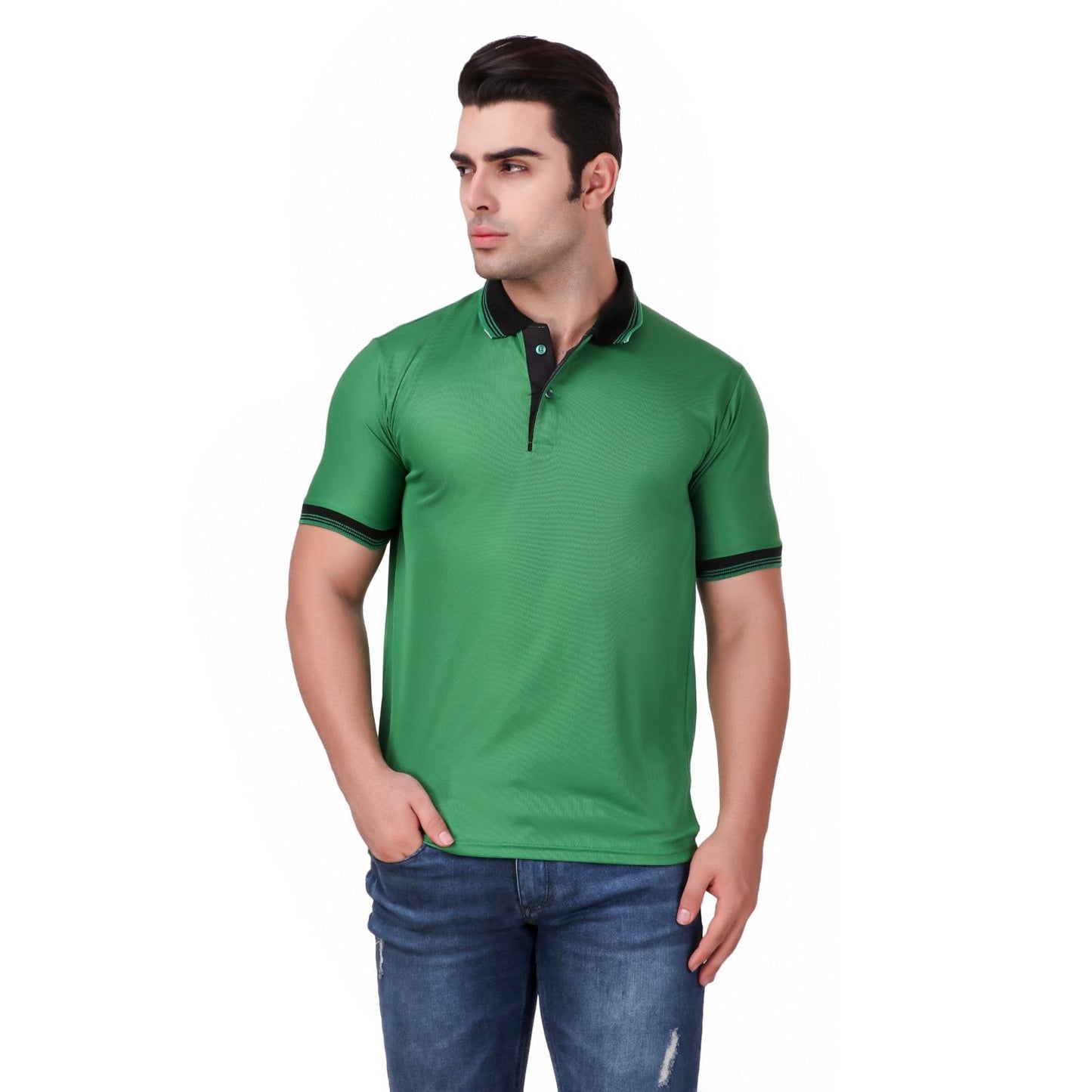 Combo of 5 Men's Polo T-Shirts – Premium Comfort, Everyday Style (Multicolor Pack)