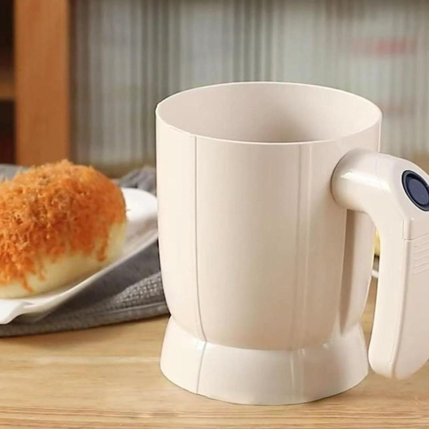 Battery Operated Electric Flour Sifter – Handheld Baking Kitchen Tool