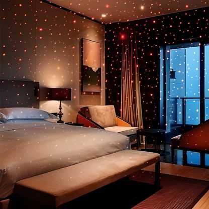 Star Lamp USB Car&home Star Ceiling Light – Romantic Red Sky Projection Night Light