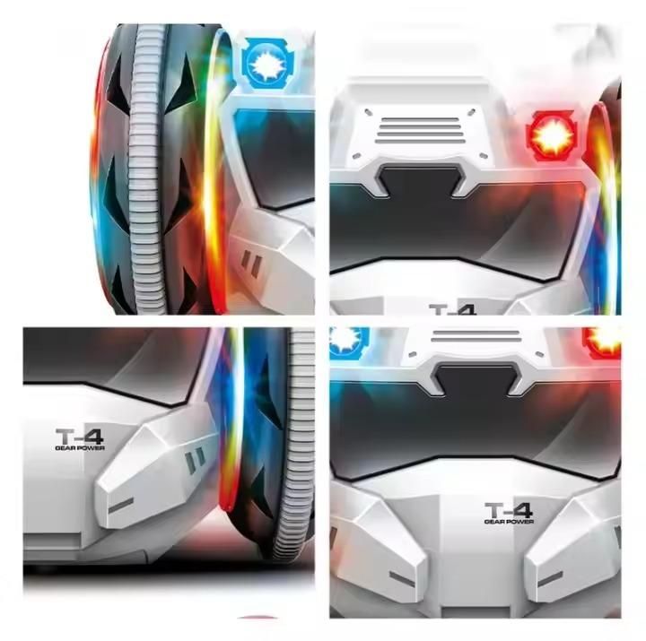 RoboMaxCar 360° Rotation Balance Toy Car for Kids – LED Music Electric Action Toy