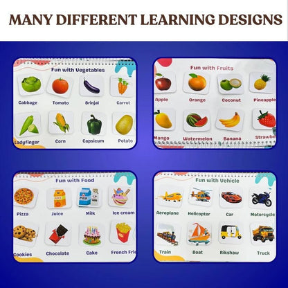 Chhote Natkhat Early Learning Book – All-in-One Velcro Activity Binder for Kids