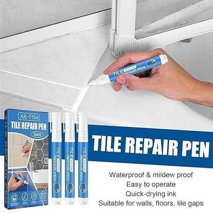 Tile Repair Pen – Quick & Easy Grout Restoration for Bathroom, Kitchen & Floor Tiles
