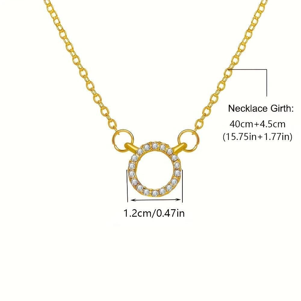 Women’s Stone Pendant with Chain – Elegant Gold-Plated Jewelry
