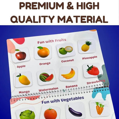 Chhote Natkhat Early Learning Book – All-in-One Velcro Activity Binder for Kids