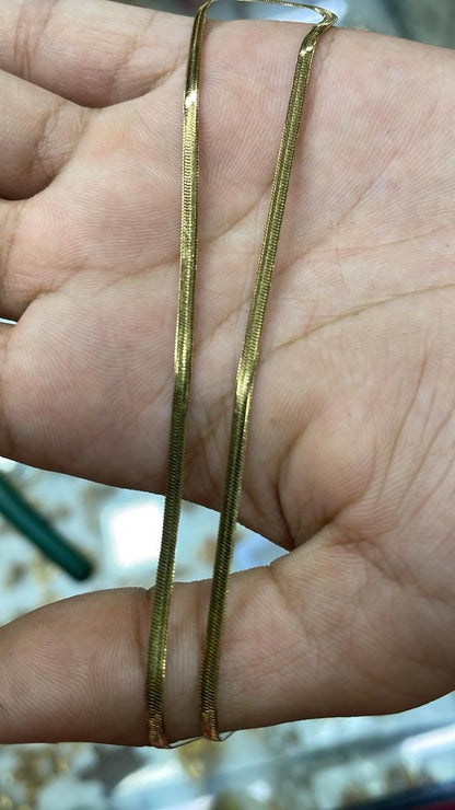 Golden Chain Snake Bracelet – Gold Plated Stylish Casual Bracelet for Women