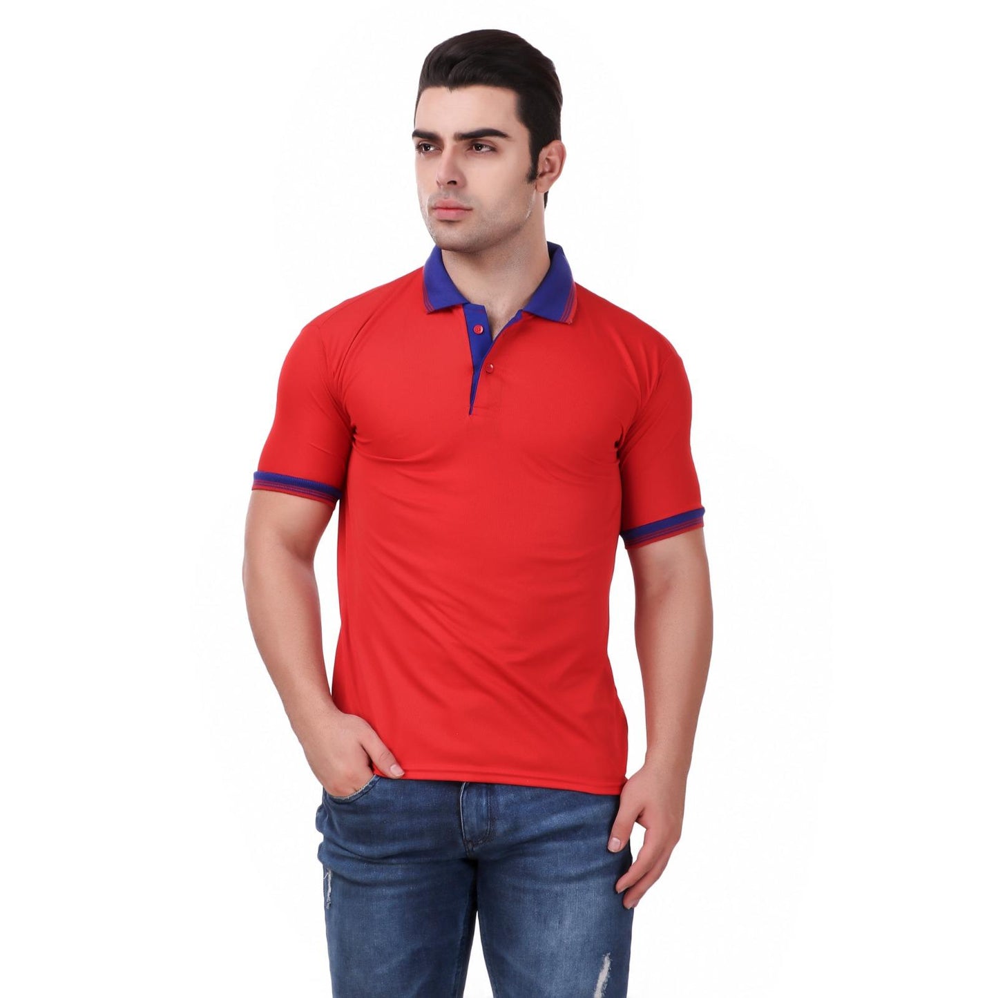 Combo of 5 Men's Polo T-Shirts – Premium Comfort, Everyday Style (Multicolor Pack)