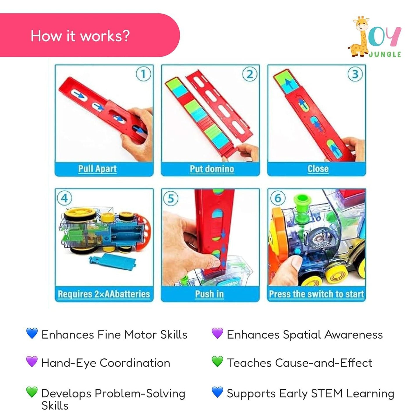 Train Toy Domino Set for Kids – Automatic Fun & Learning in Motion!