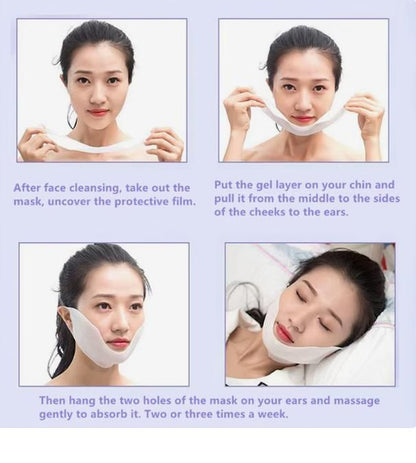 V-Shaped Gel Face Lifting Mask – Firming, Shaping & Instant Lift