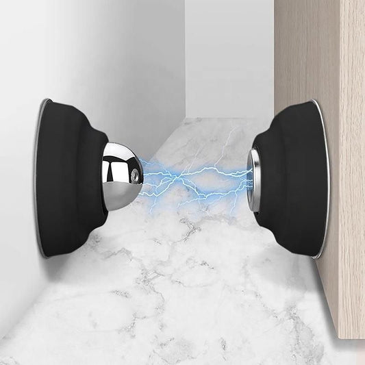 Magnetic Door Stopper – No-Drill Wall & Floor Mount Door Holder