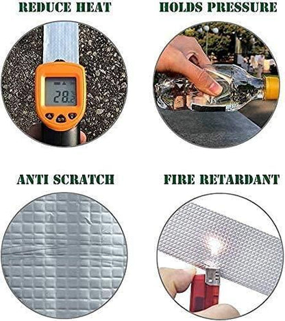 Adhesive Tape – Aluminium Foil Tape 5m (2 Inch) Heavy-Duty Heat Reflective Insulation