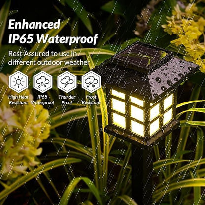 Solar Garden Yard Light (Pack of 6) – Outdoor Waterproof Solar Lights for Garden, Patio & Pathway